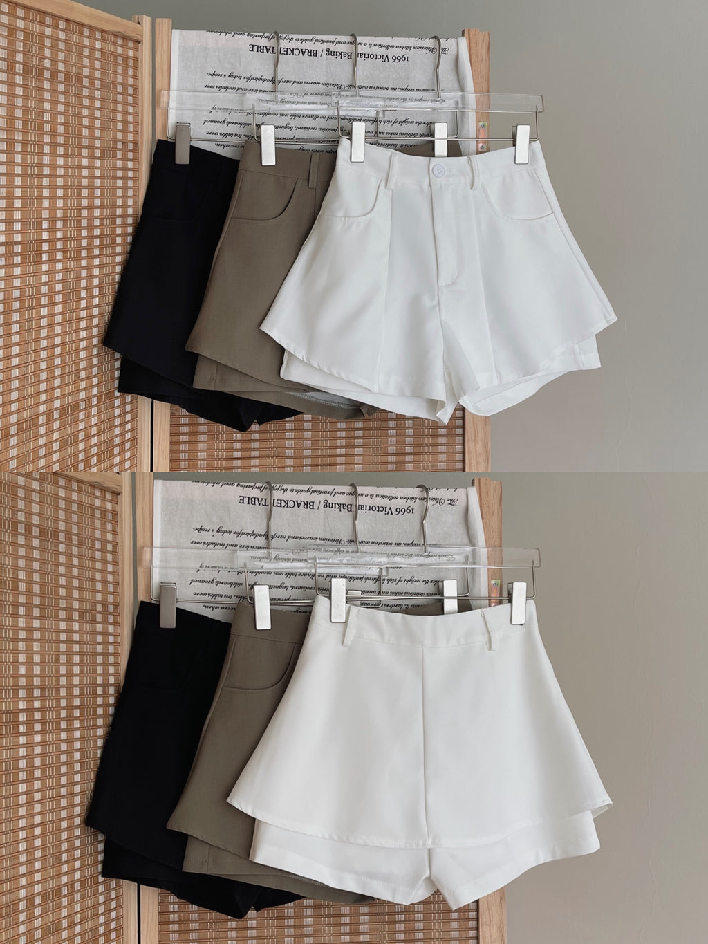 Wide Leg Design Shorts / 双层显腿瘦设计短裤