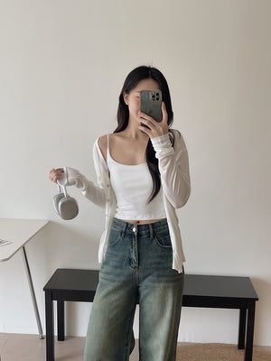 Lyocell Soft Cardigan / 巨柔软冰凉轻薄开衫