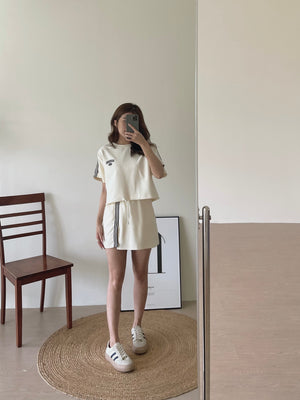 Sporty Skort Set / 盐系运动风裤裙套装