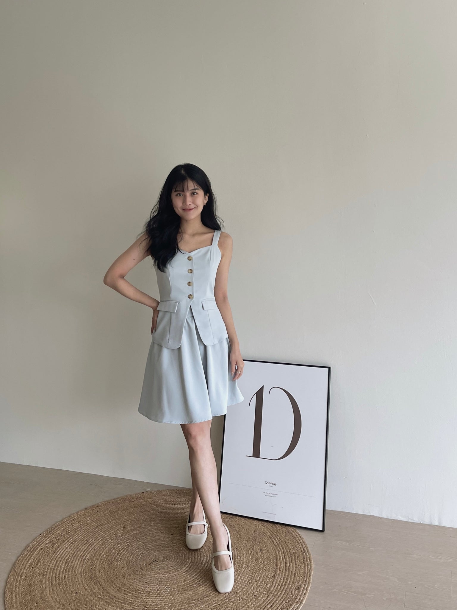 Isabelle Button Up Set / 知性优雅排扣套装