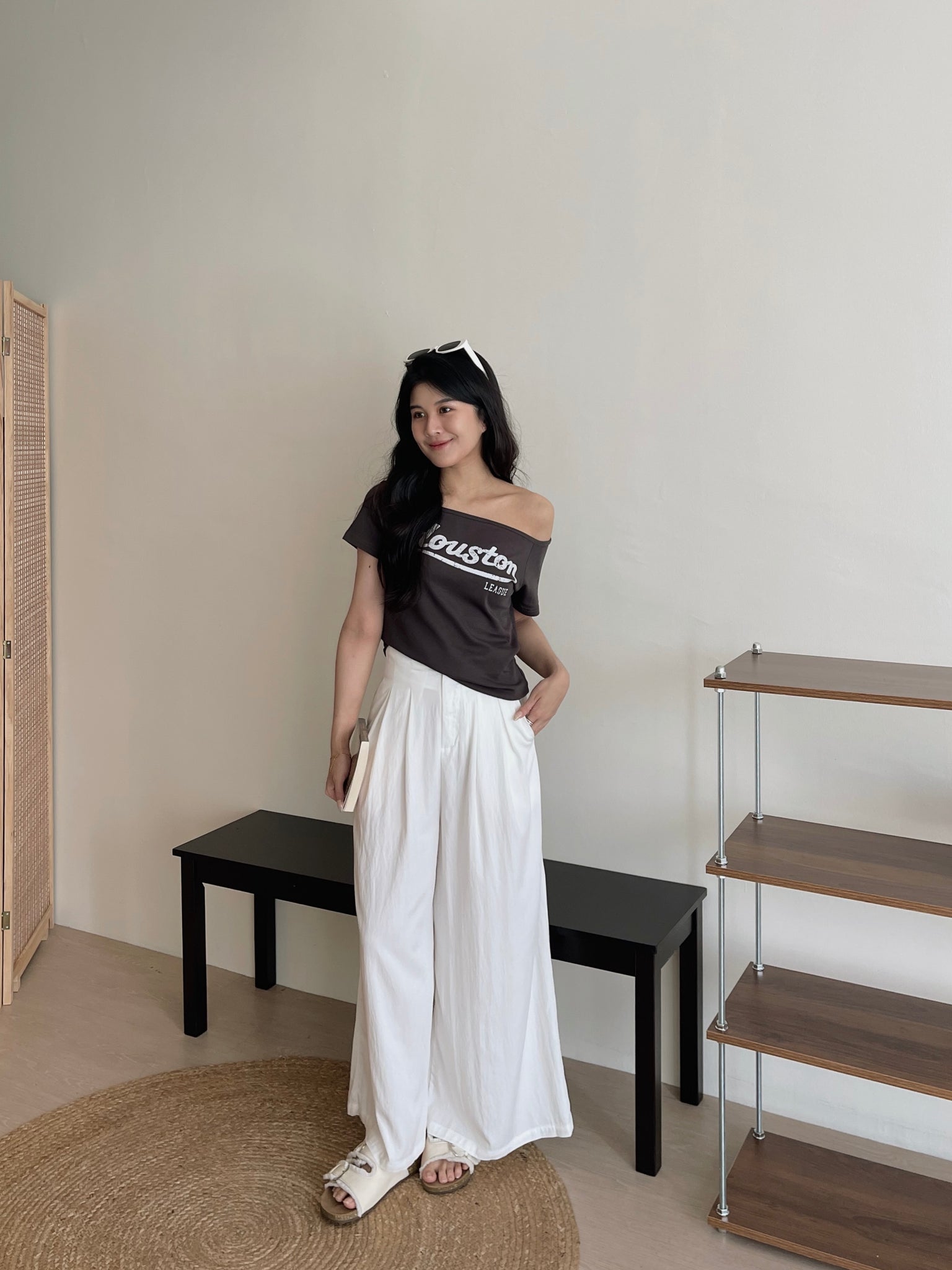 High Rise Relaxed Pants / 松弛感高腰小个子阔腿拖地裤