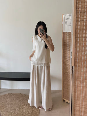 Bow Organza Blouse / 流光纱蝴蝶结小衫