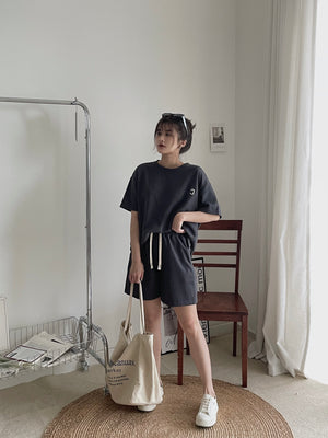 Morandi Casual Set / 莫兰蒂小刺绣休闲套装