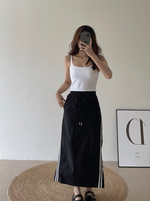 Scoop Neck Padded Singlet / 大领口显瘦胸垫吊带