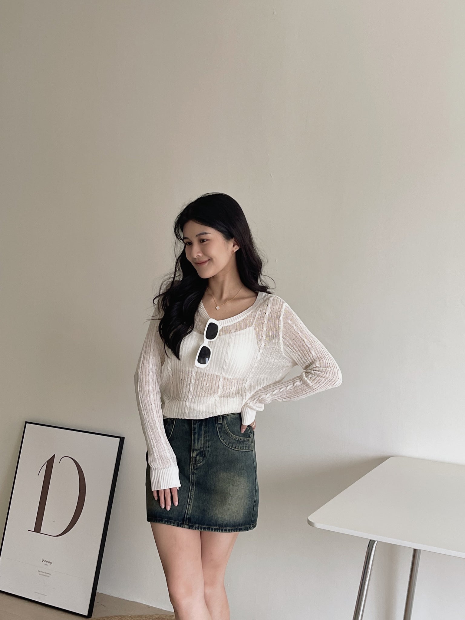 Vintage Mini Skirt / 简约复古迷你裙