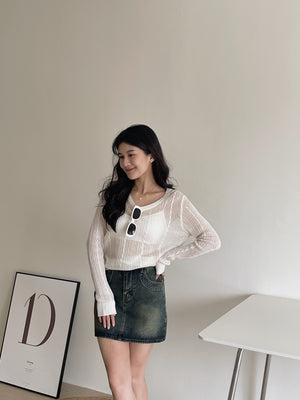 Vintage Mini Skirt / 简约复古迷你裙
