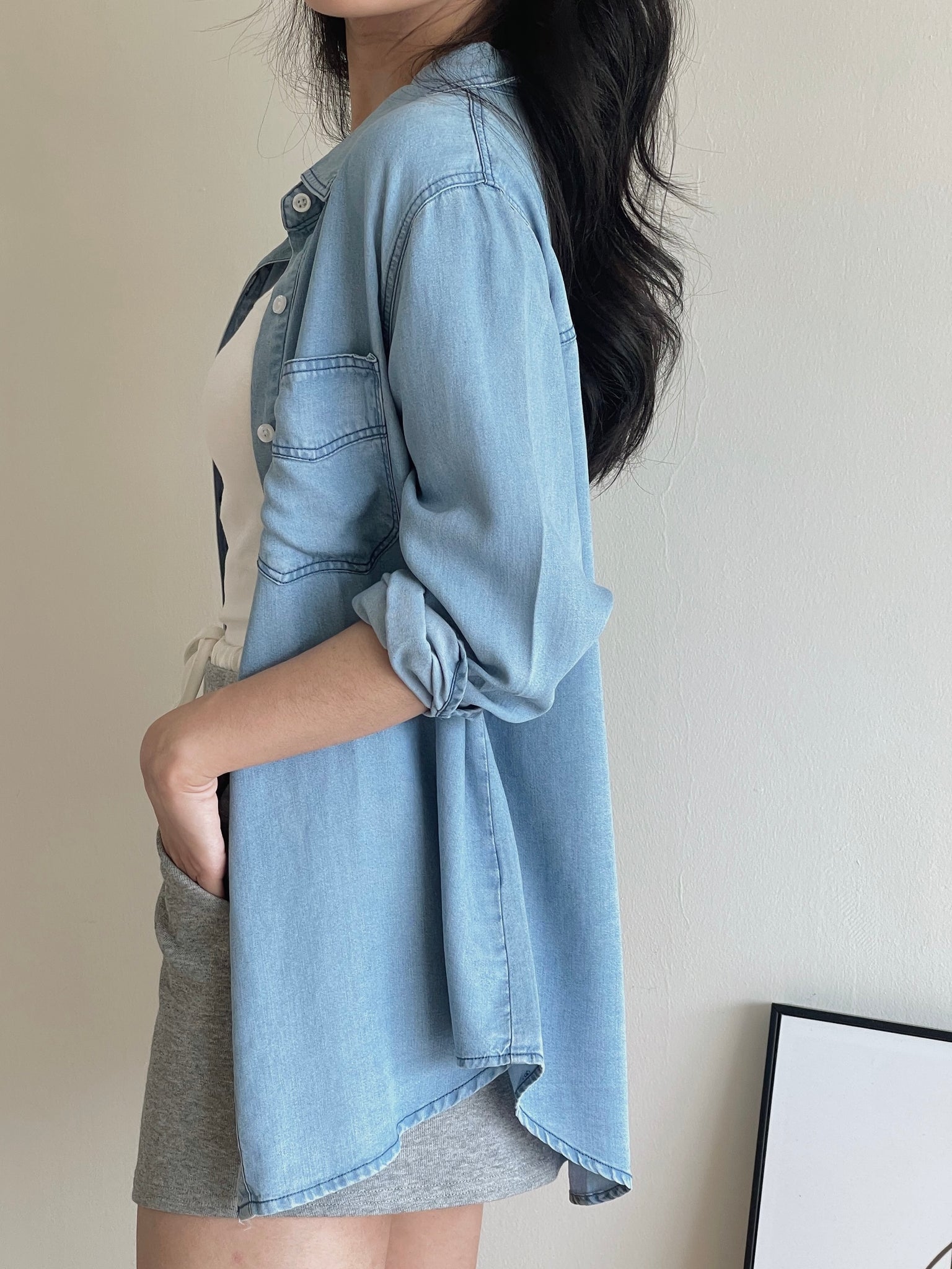 Soft Denim Shirt / 超软凉凉牛仔衬衫