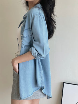 Soft Denim Shirt / 超软凉凉牛仔衬衫