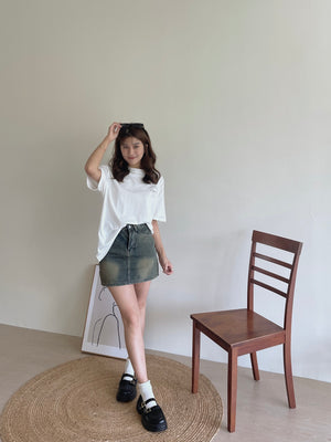 Tyler Vintage Skirt / 丹宁复古短裙