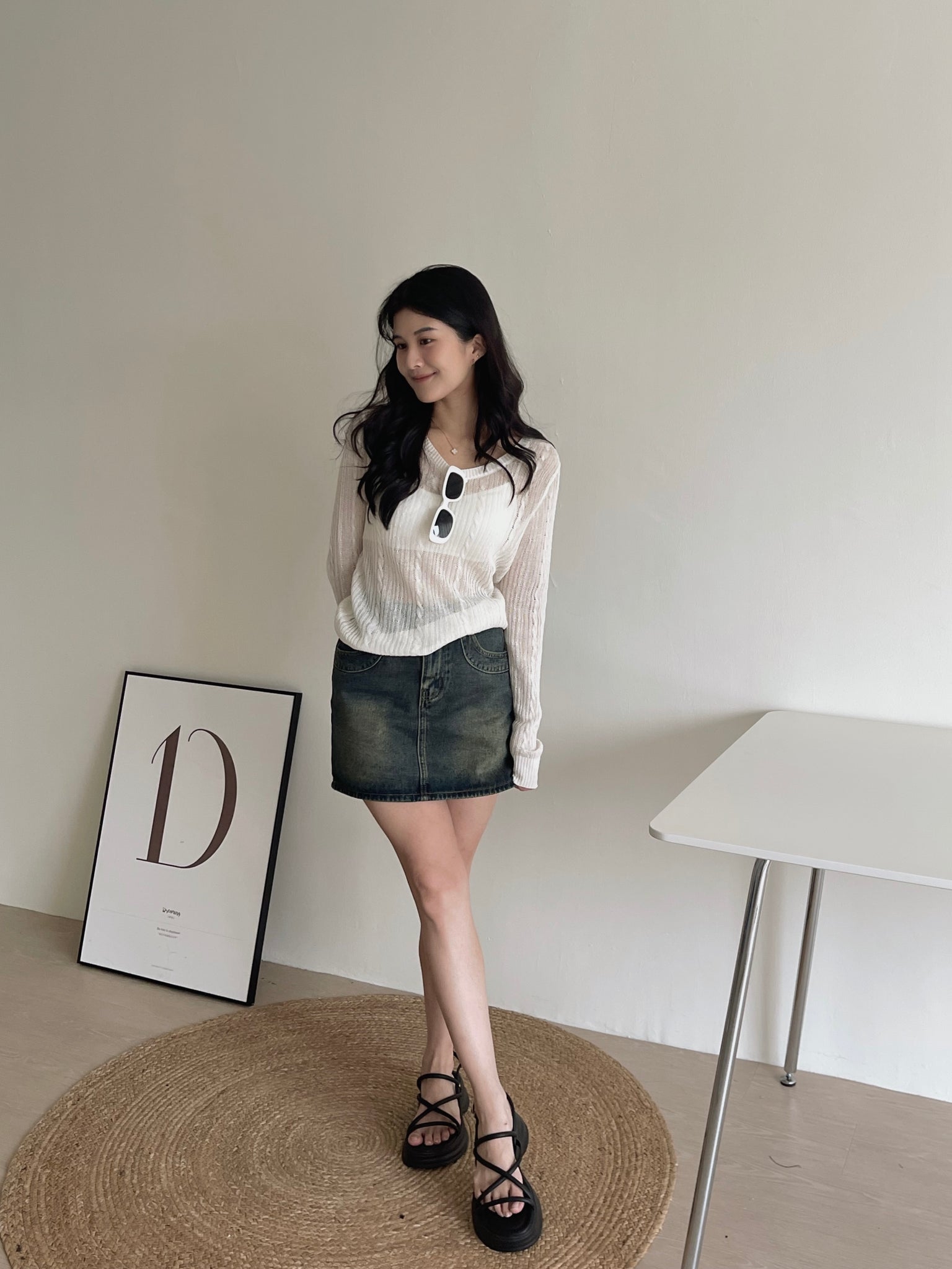 Vintage Mini Skirt / 简约复古迷你裙