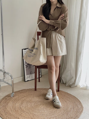 Oversized Canvas Bag /百搭帆布单肩包
