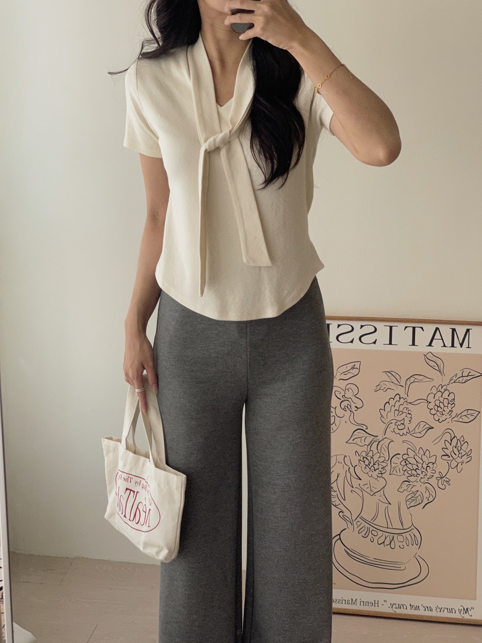Mochi Tie Tee / 糯叽叽领带针织