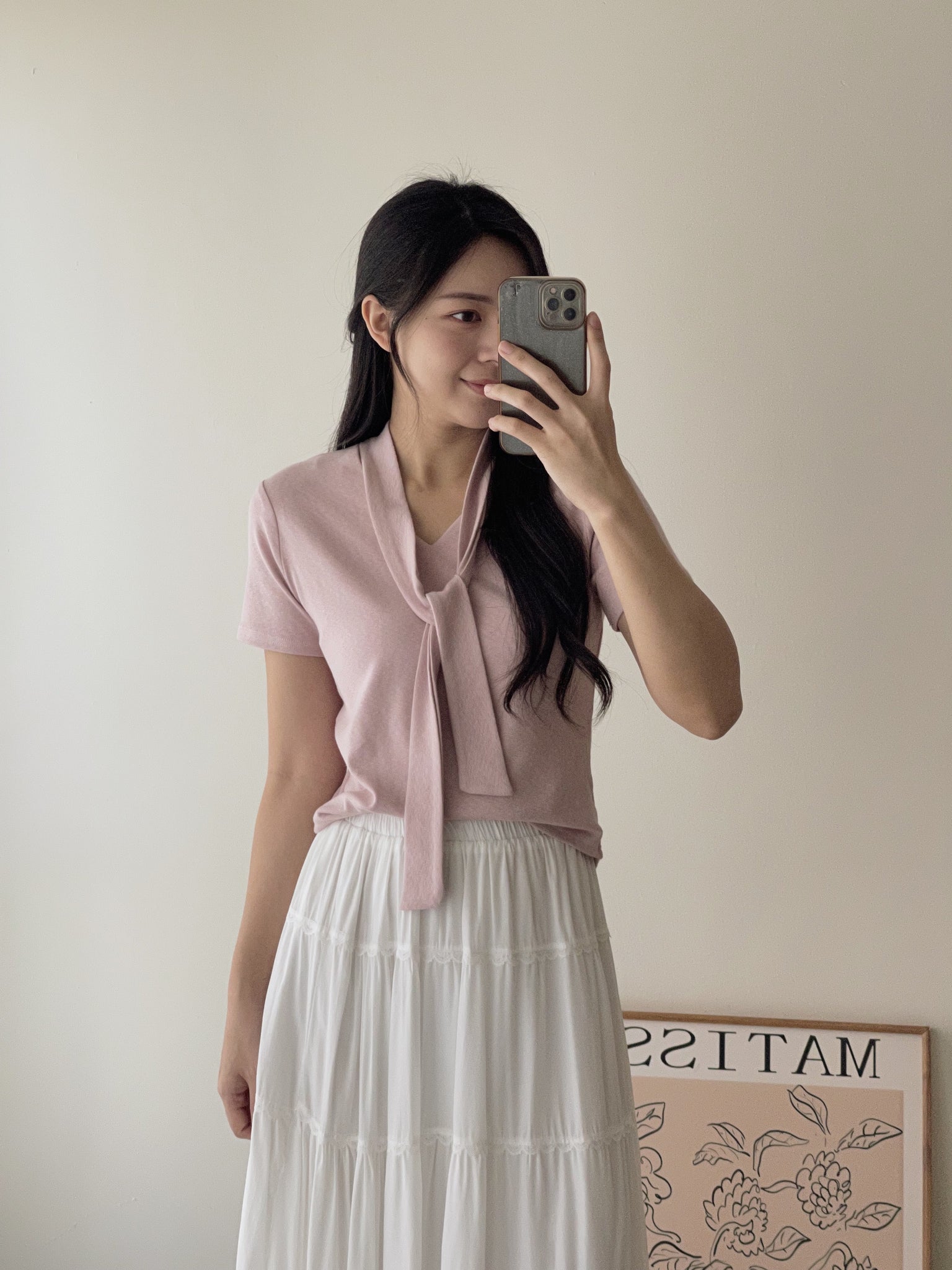 Mochi Tie Tee / 糯叽叽领带针织
