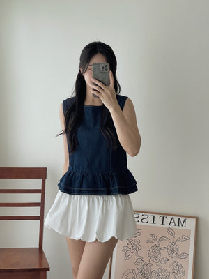 Tulip Puff Skirt / 遮胯花苞短裙
