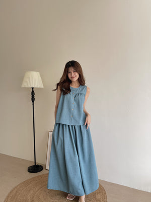 Garcella Linen Set / 简约棉麻套装