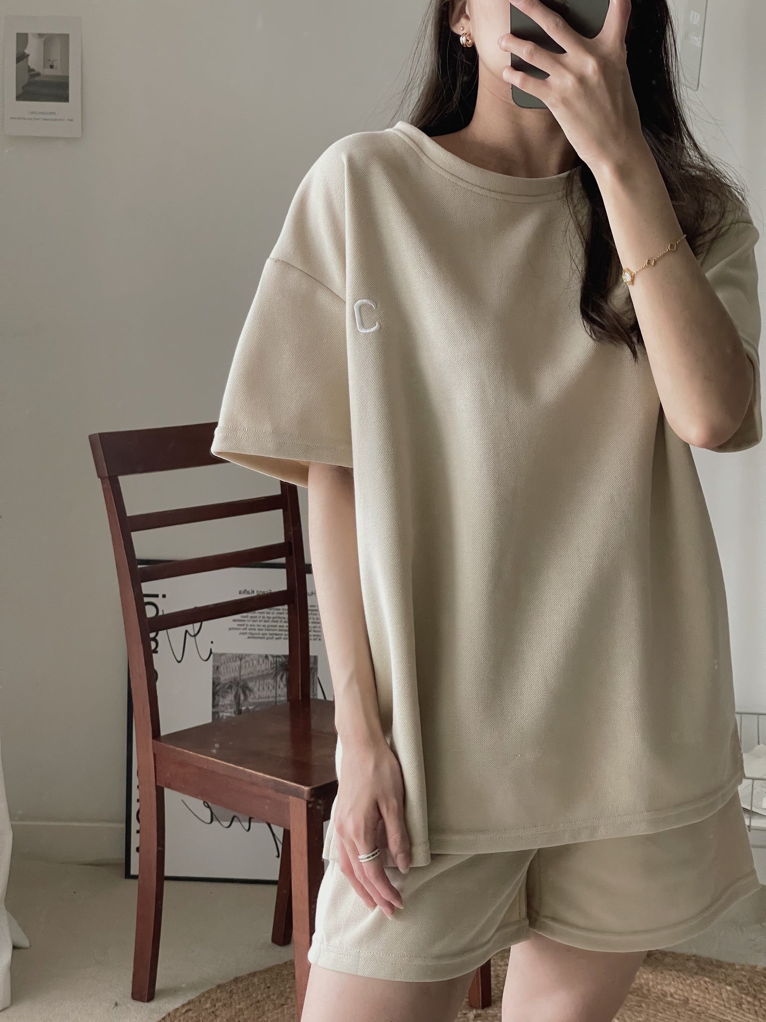 Morandi Casual Set / 莫兰蒂小刺绣休闲套装
