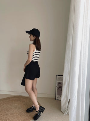 Stripes Stretchy Top / 高弹条纹针织上衣