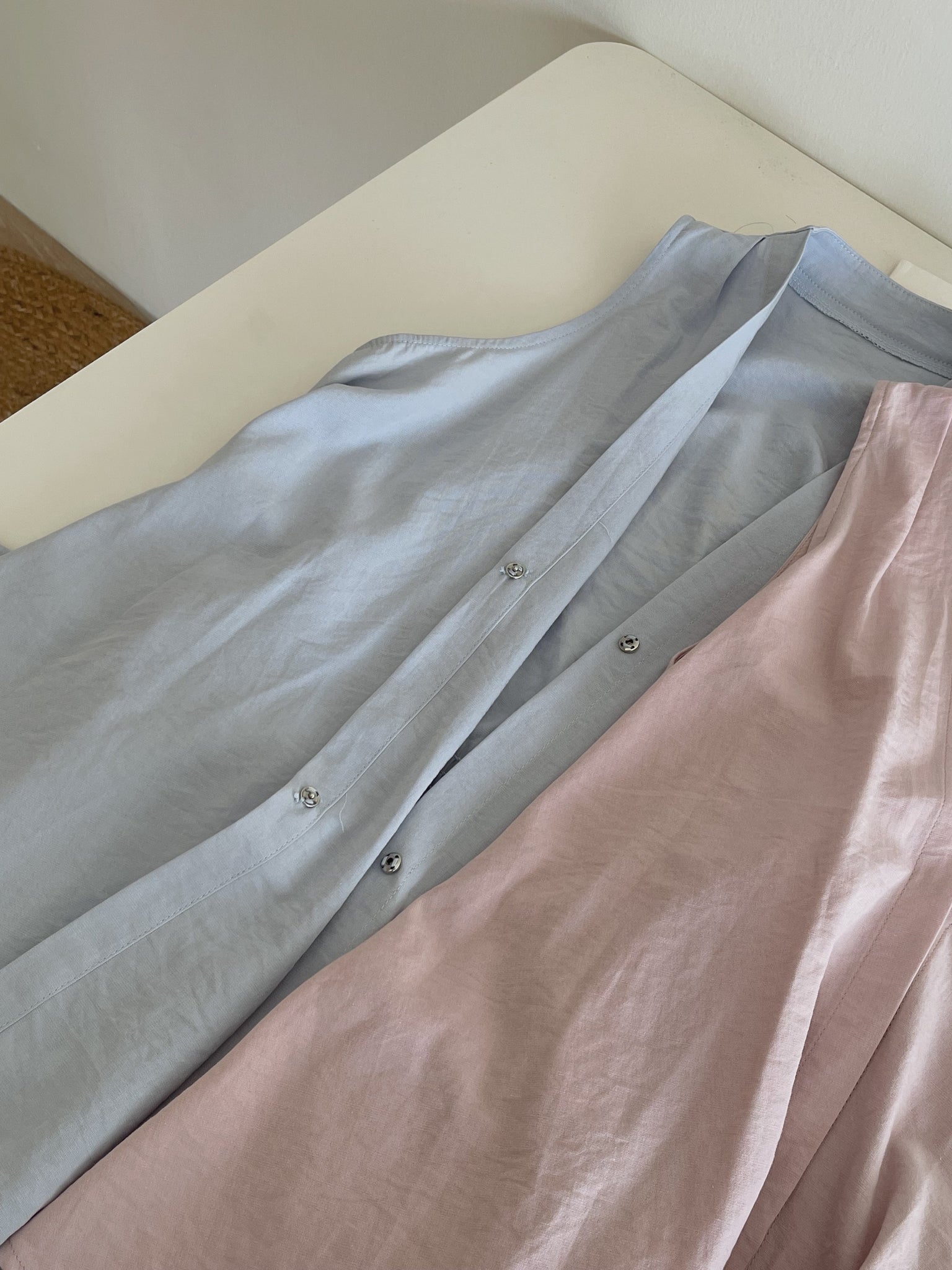 Peplum Sweet Top Set / V领收腰阔腿短裤套装