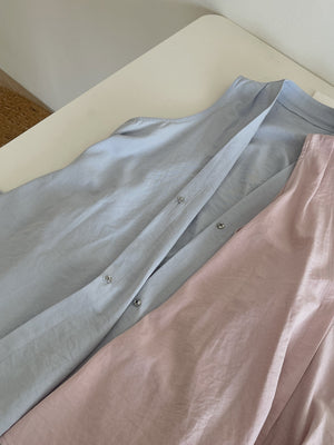 Peplum Sweet Top Set / V领收腰阔腿短裤套装