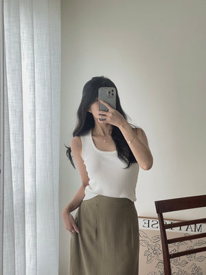 Comfy Tank Top / 遮副乳针织背心