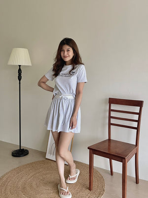 Graphic Printed Girl Sets / 蝴蝶结少女风套装