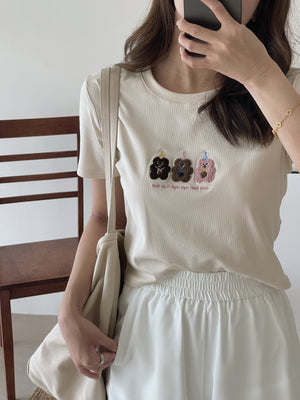 Three Little Bear Tee / 三只小熊圆领Tee