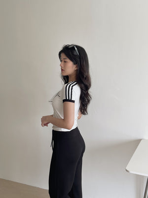 Sports Padded Tee / 运动显瘦带胸垫上衣