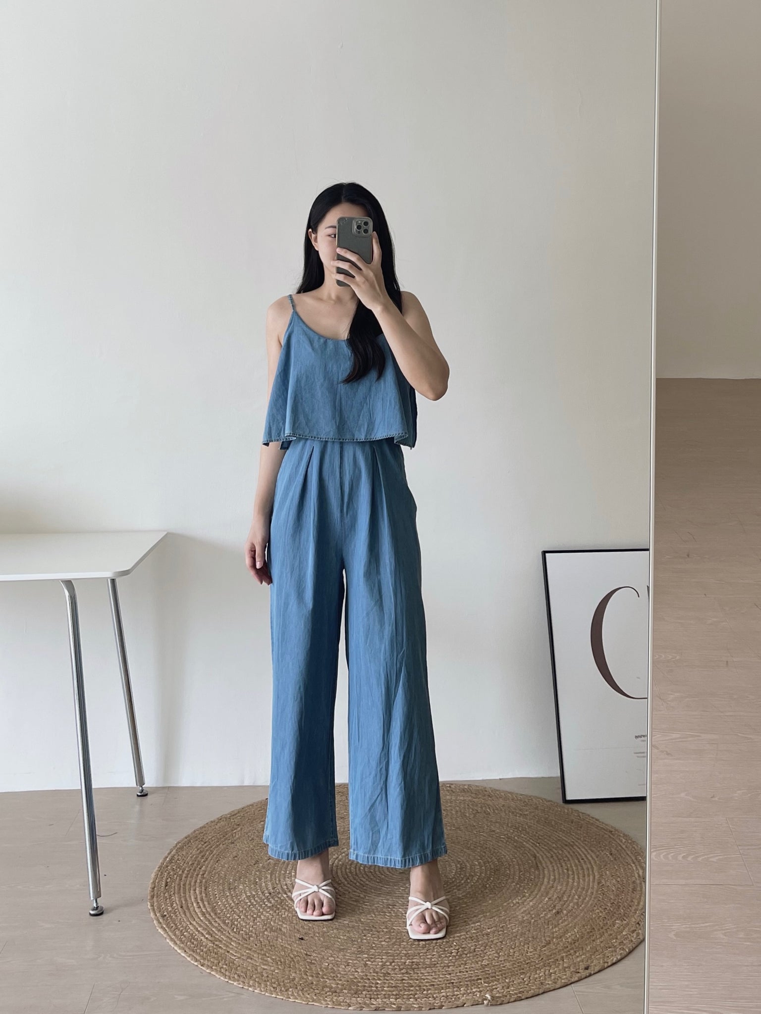 Arena Soft Denim Jumpsuit / 天丝软牛仔连体裤