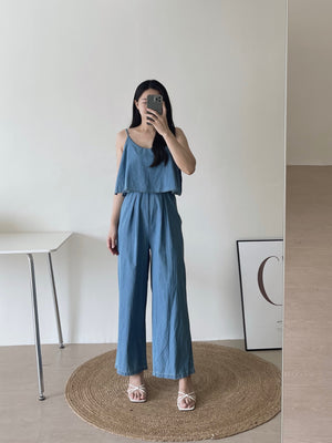 Arena Soft Denim Jumpsuit / 天丝软牛仔连体裤
