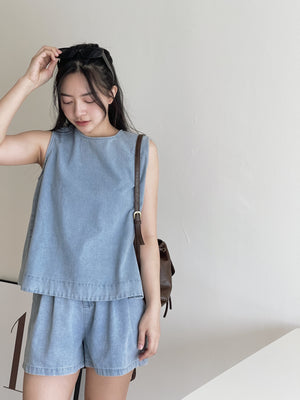 Casual Denim Set / 休闲宽松牛仔套装