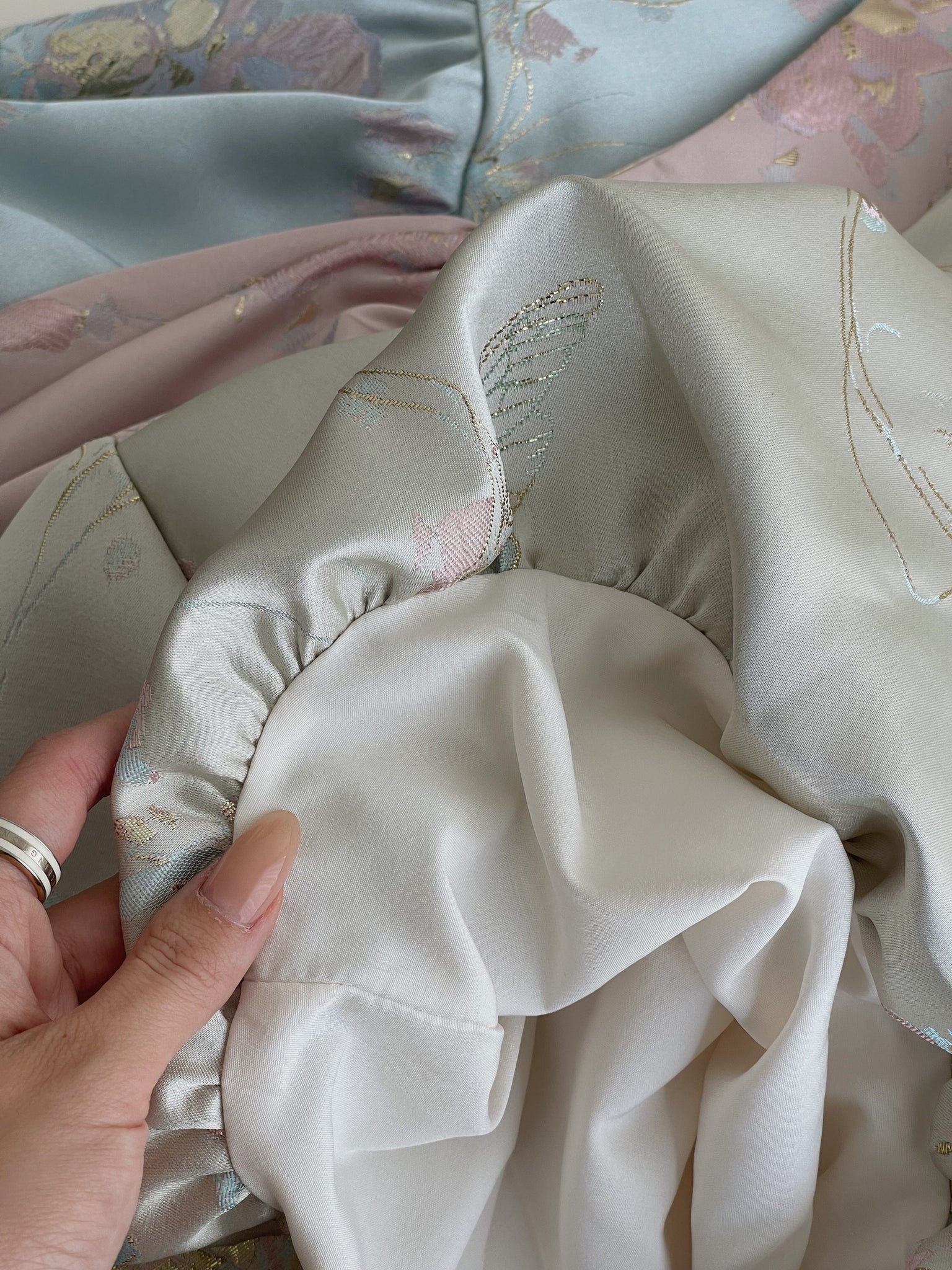 Petal Silhouette Charm Jumpsuit Dress / 【花影娇姿】挂脖花苞连体裙