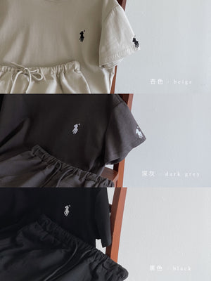 Logo Tee Casual Set / 休闲T恤套装