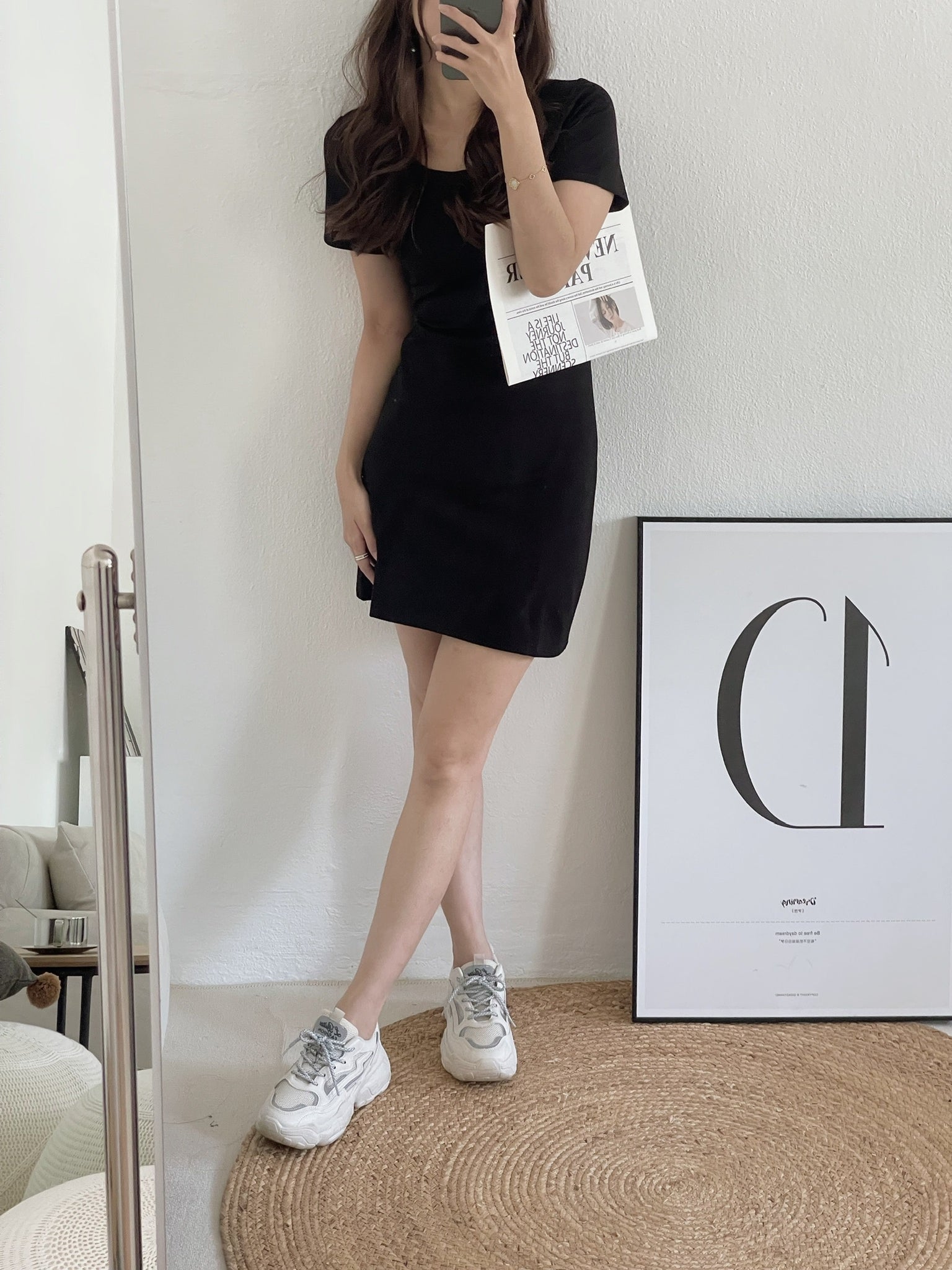 Mavis Tshirt Dress / 超质感小个子T恤裙