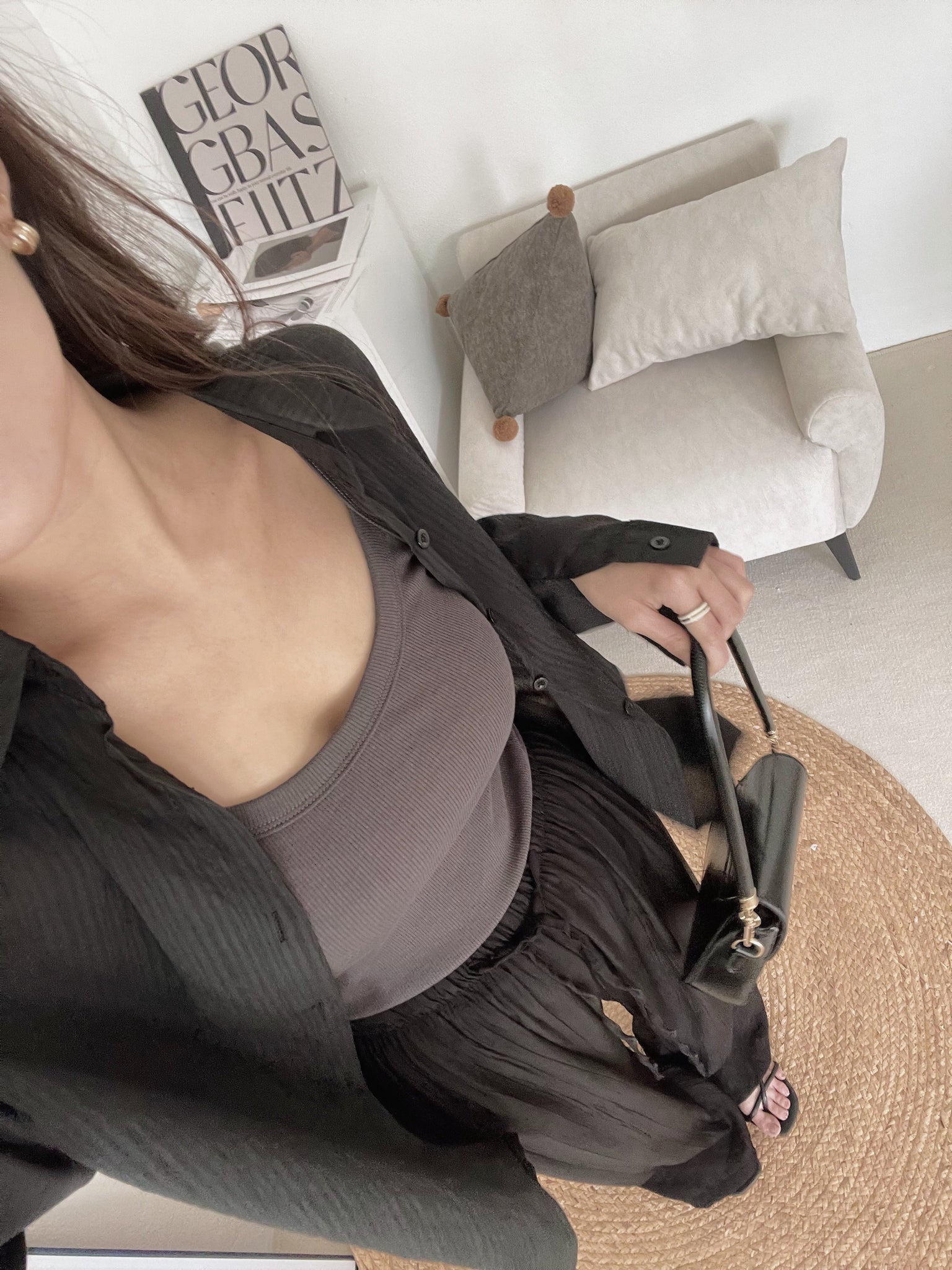 Padded Strap Singlet / 遮副乳带胸垫背心