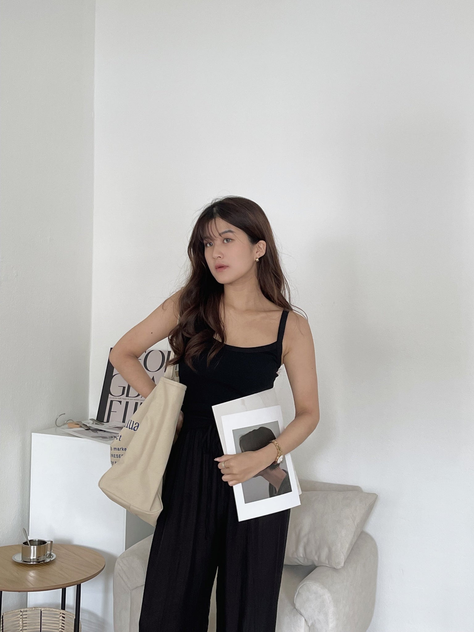 Padded Strap Singlet / 遮副乳带胸垫背心