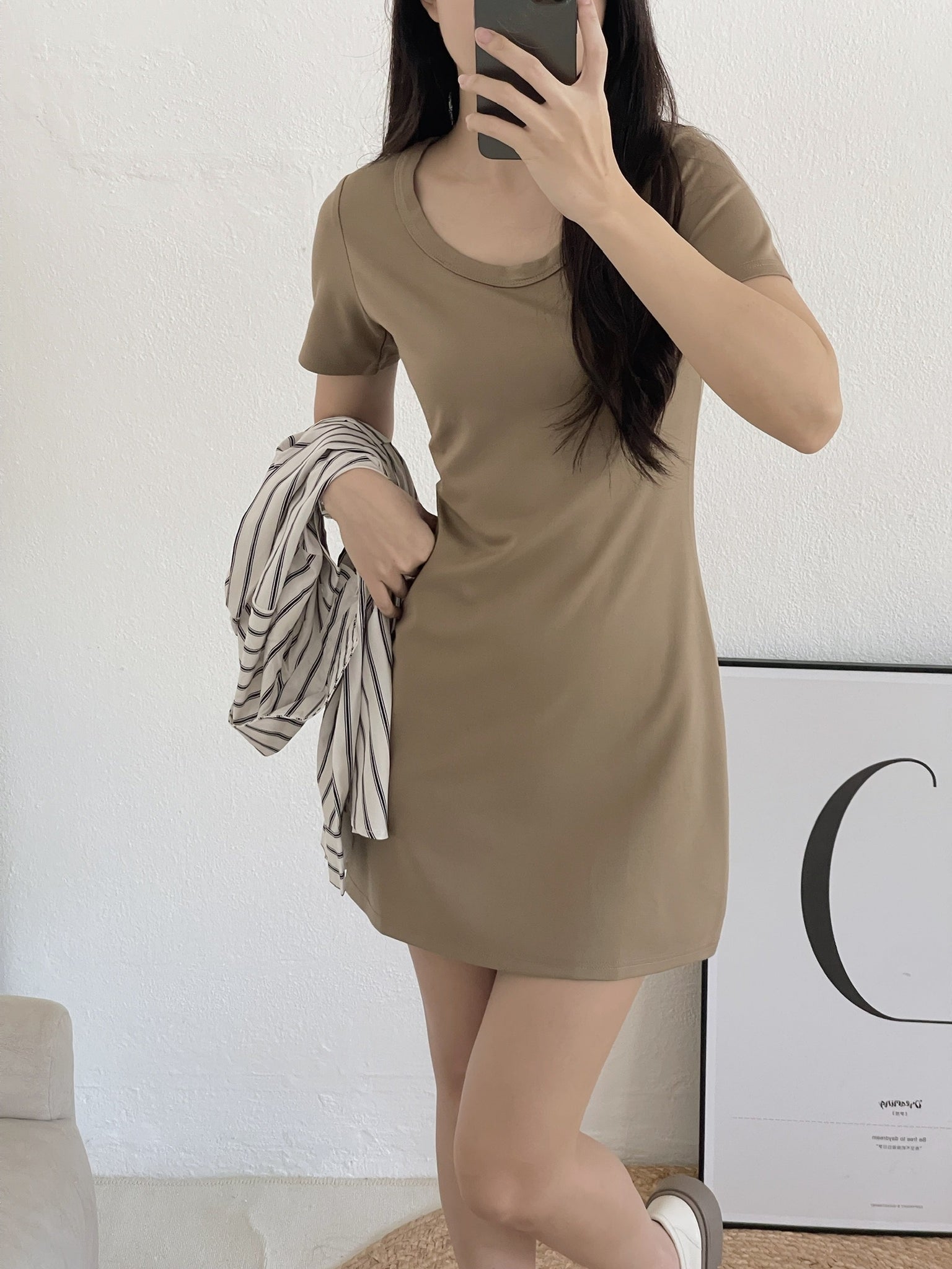 Mavis Tshirt Dress / 超质感小个子T恤裙