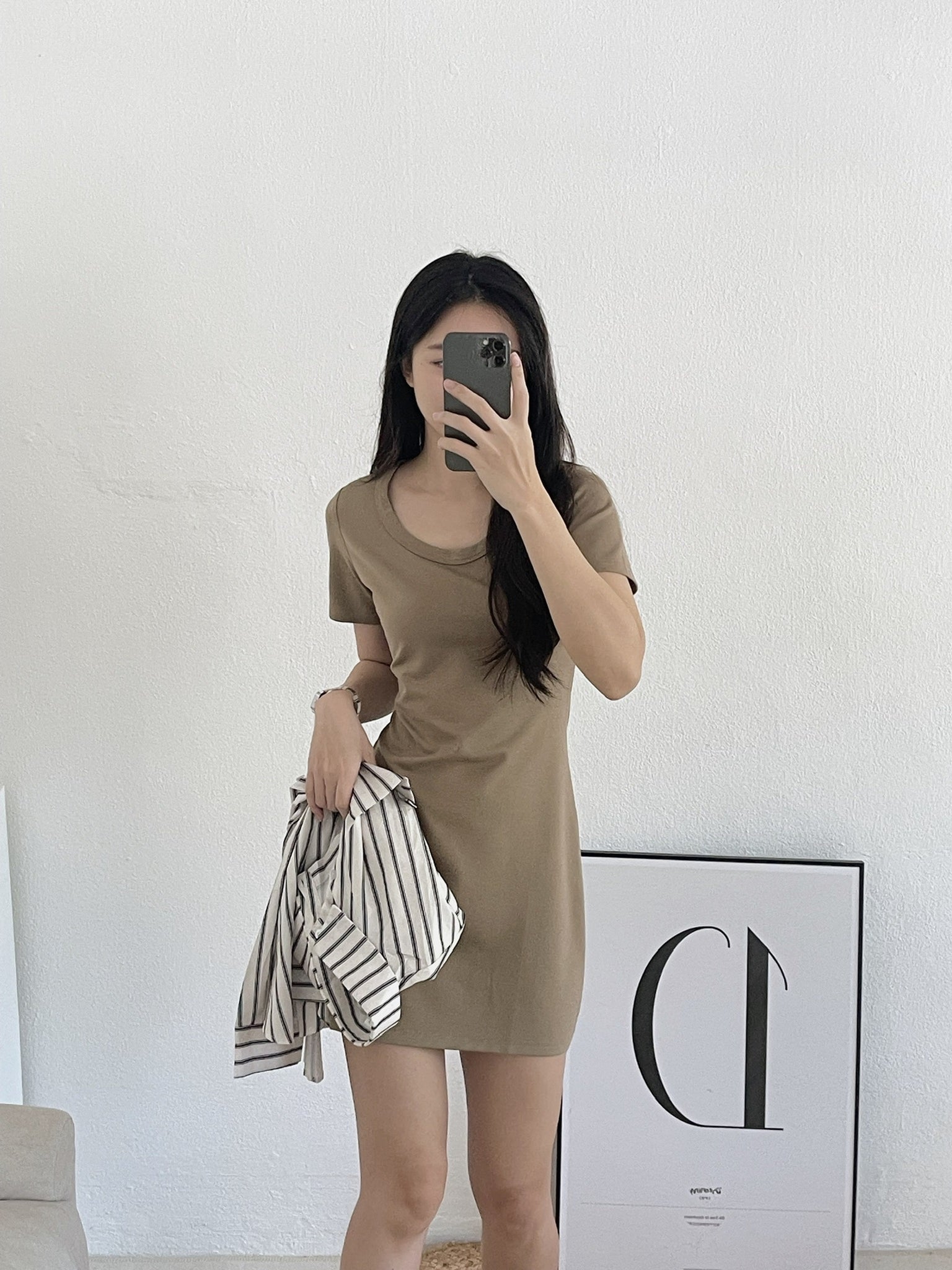 Mavis Tshirt Dress / 超质感小个子T恤裙