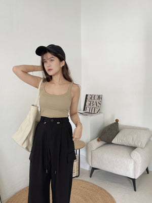 Padded Strap Singlet / 遮副乳带胸垫背心
