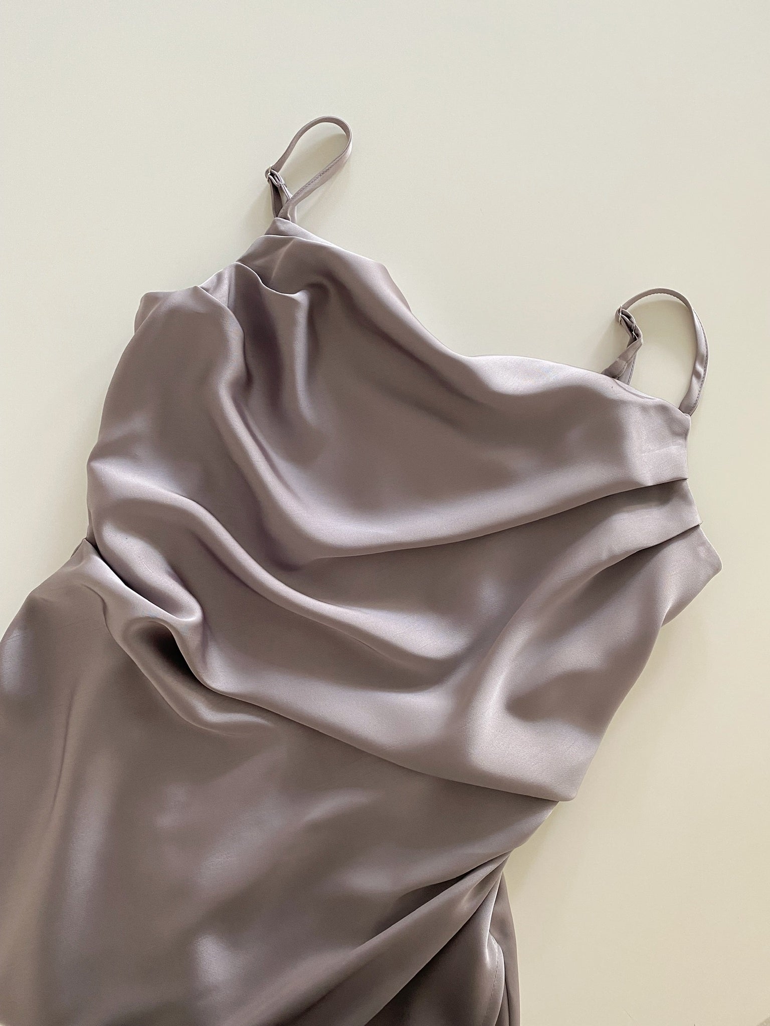 Camila Satin Dress / 開衩緞面吊帶裙