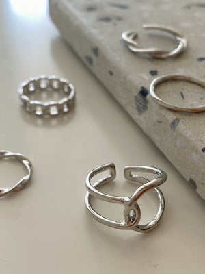 Mixed Ring Set / INS風五件套戒指